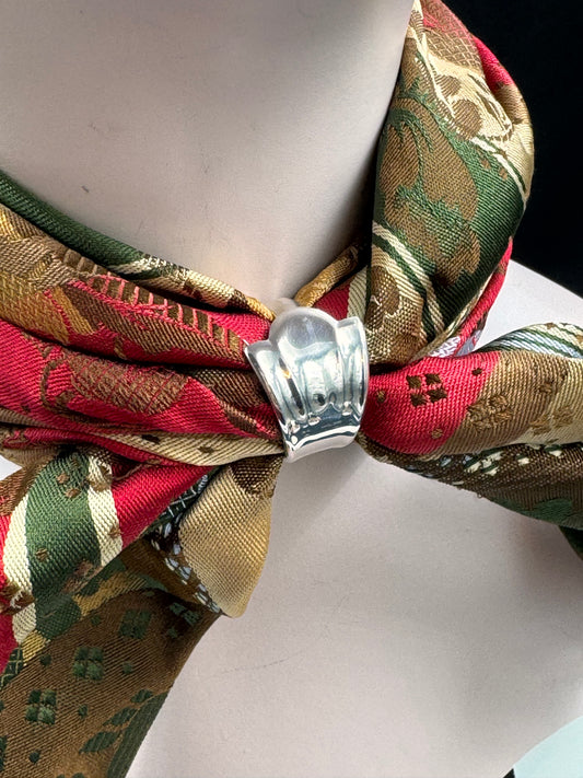 Vintage Skjerfring «Lilje» liten