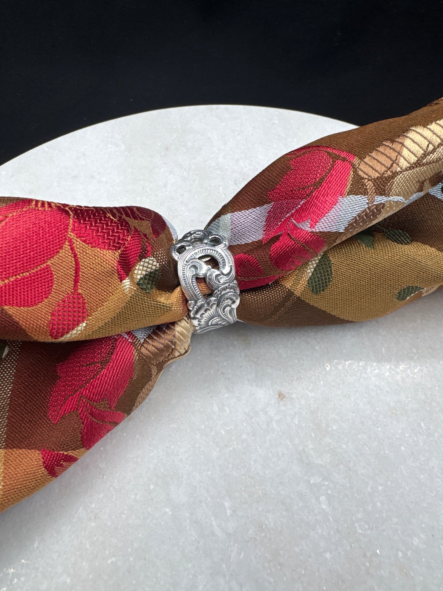 Vintage Skjerfring «Halling» liten oksidert