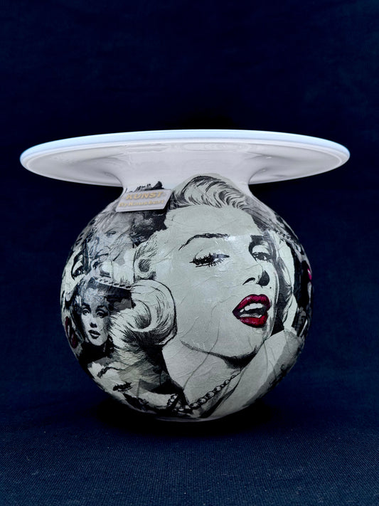 PopArt Boblevase med Marilyn Monroe