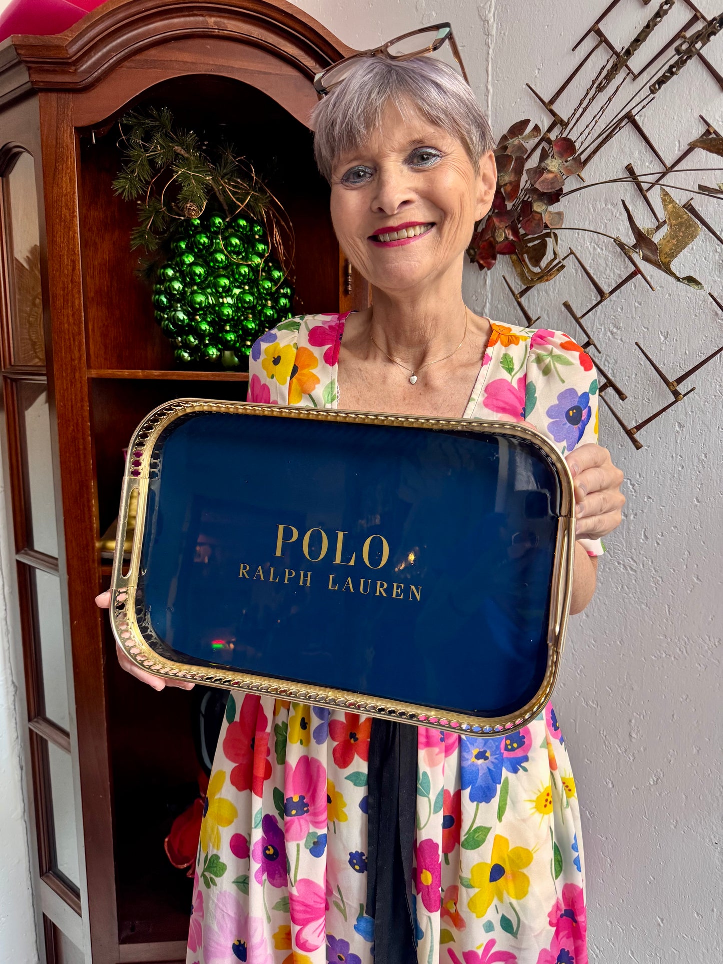 Vintage Polo serveringsbrett