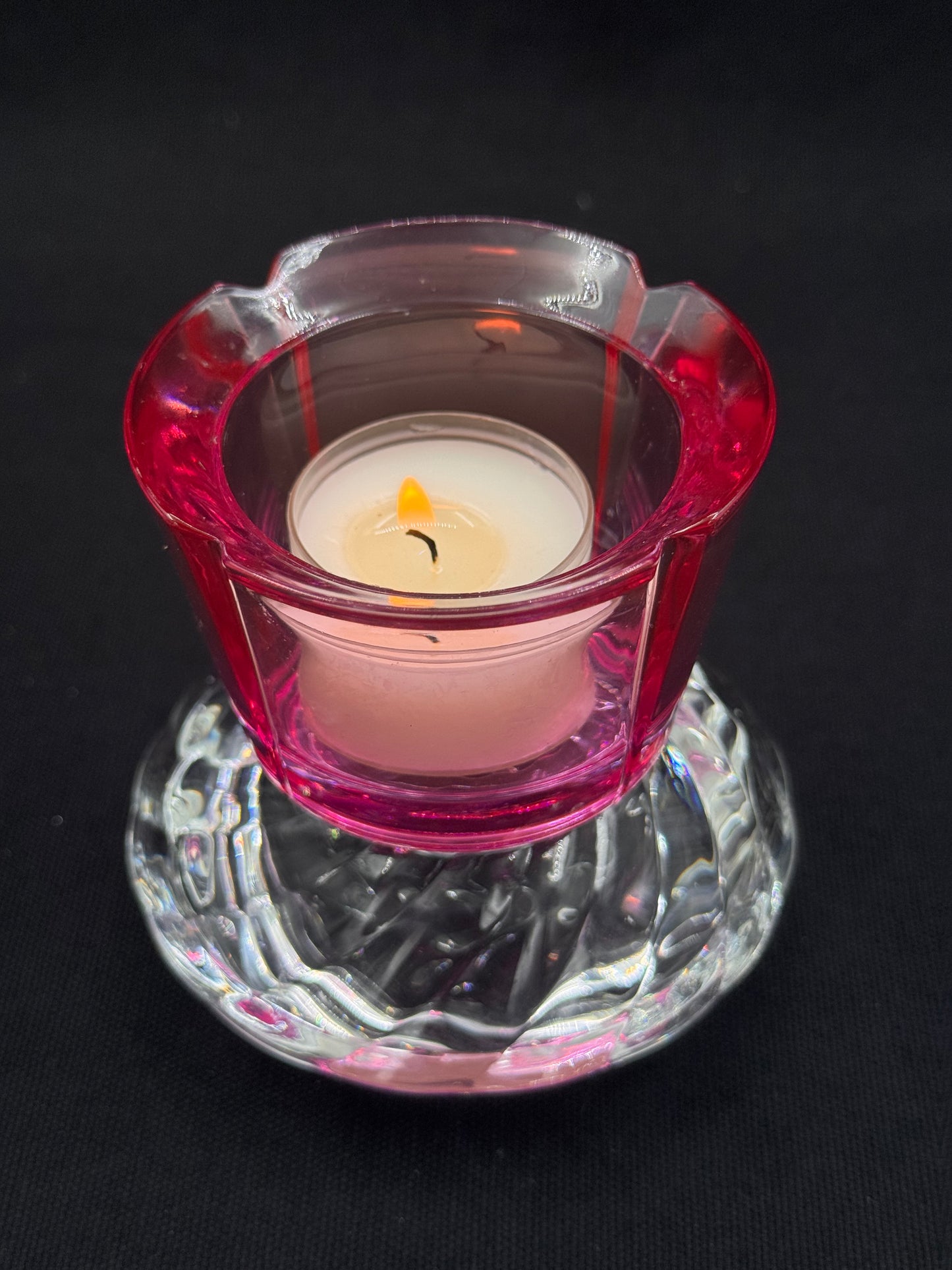 Vintage lysestake «mini» Rosa