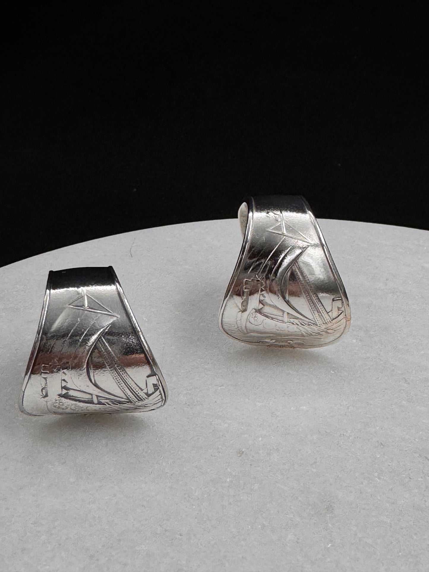 Vintage Skjerfring «Vikingskip»