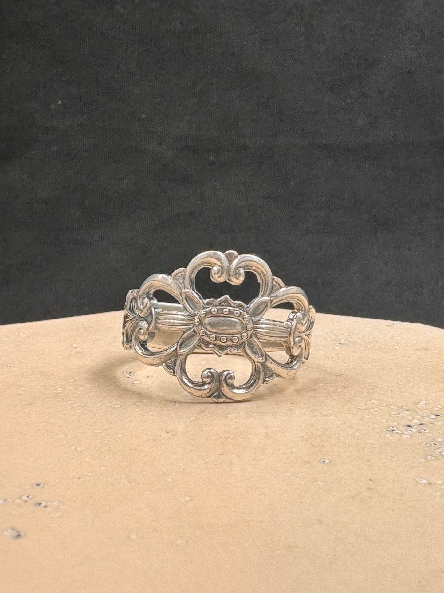 Vintage Skjerfring «Anne» liten oksidert