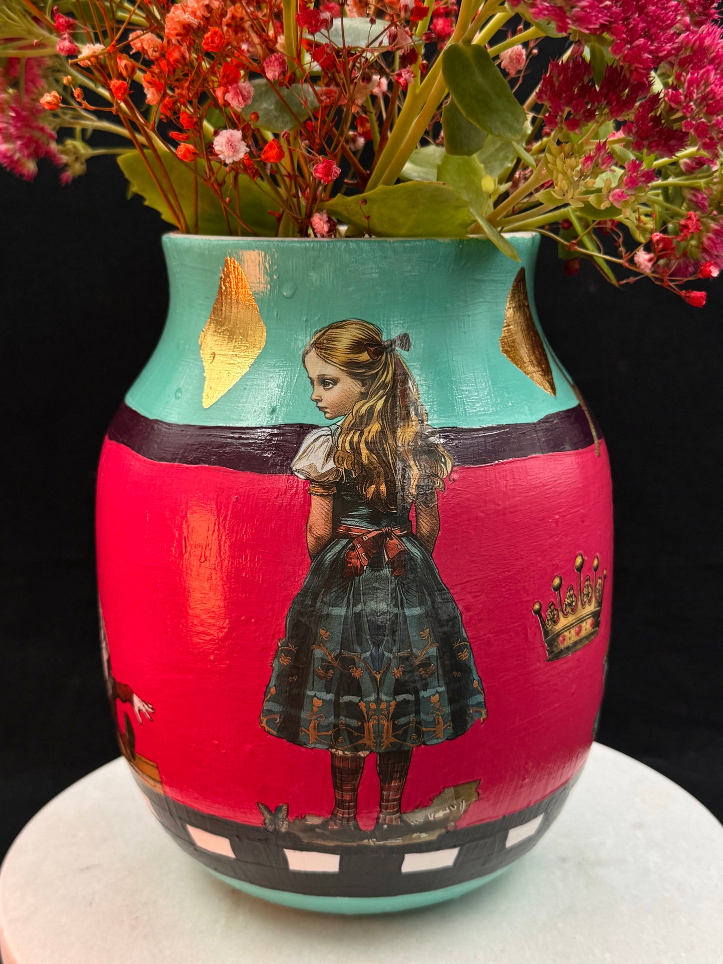 Alice i eventyrland vase - Kahler