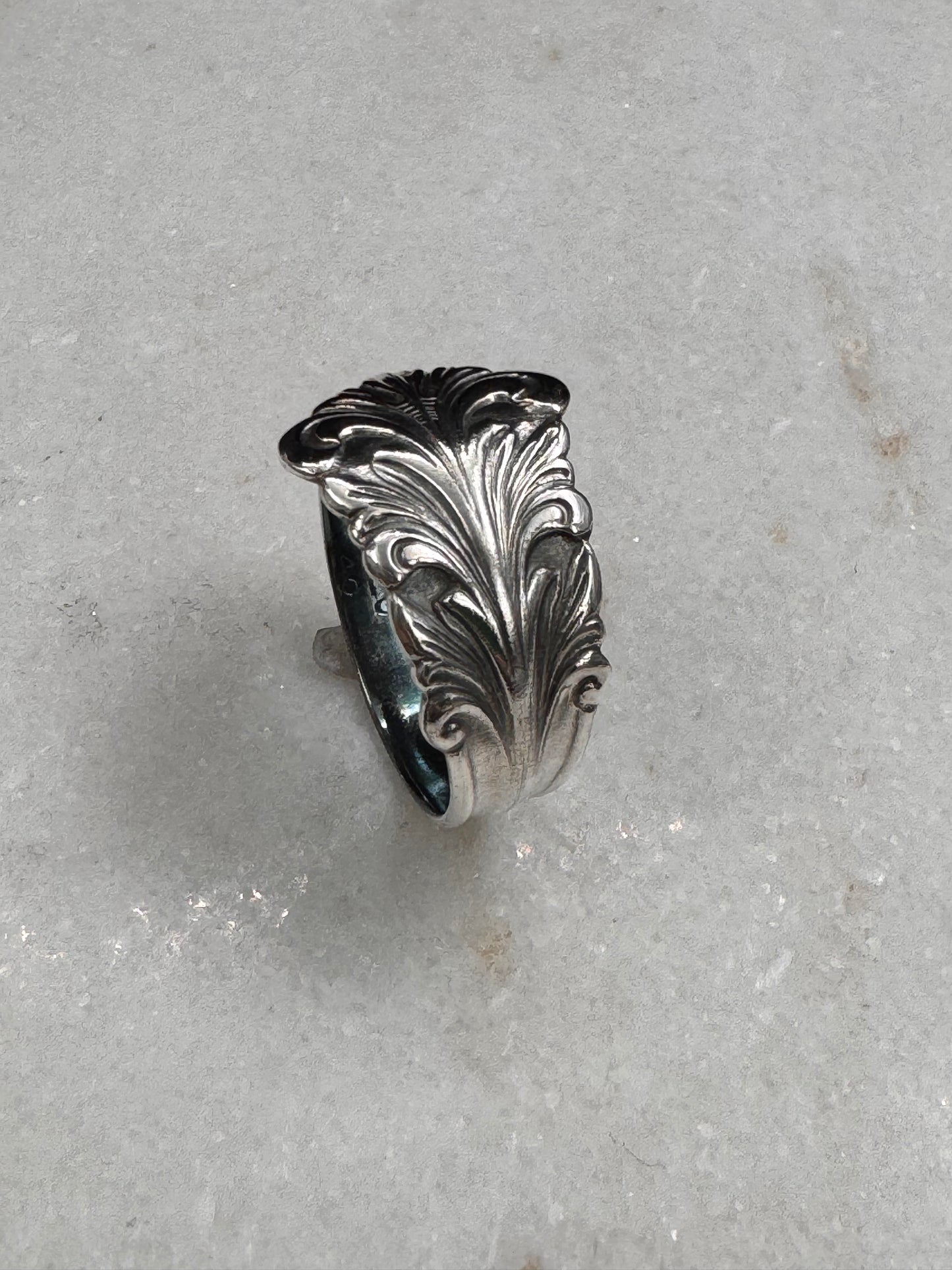 Vintage Skjerfring «Slørhale» oksider