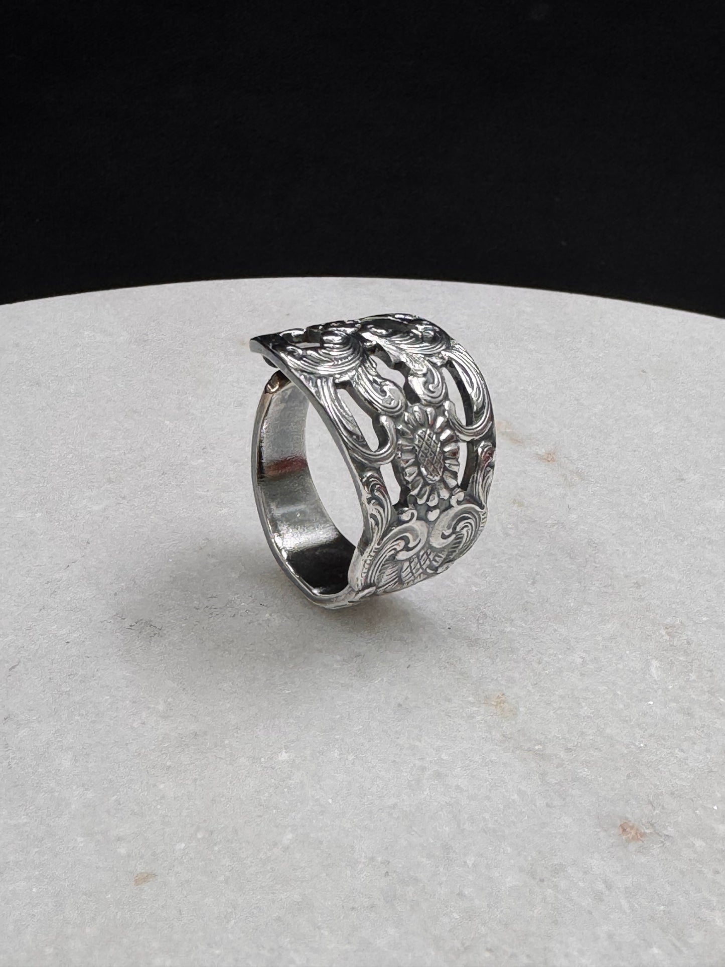 Vintage Skjerfring «Spesial» oksidert