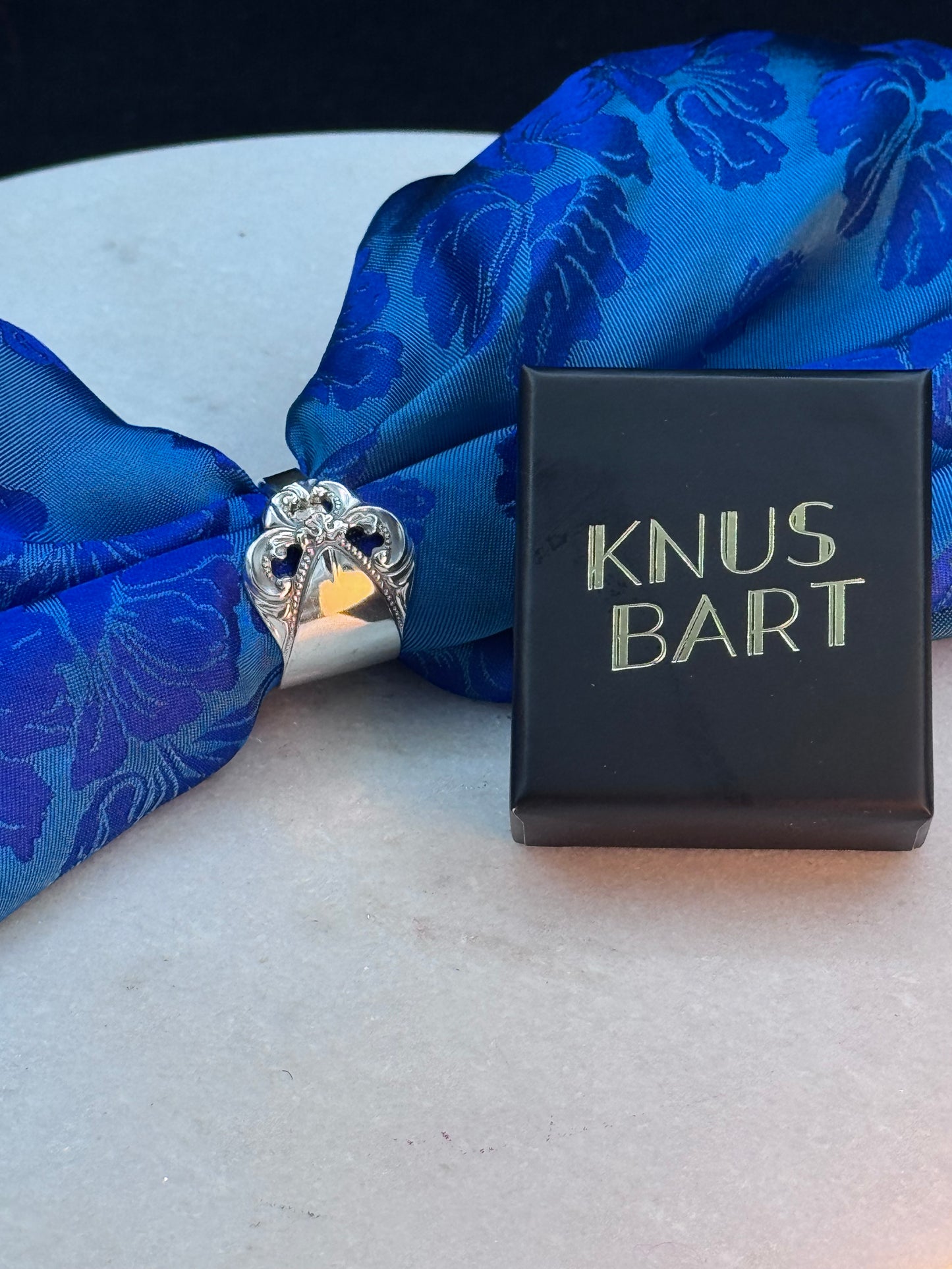 Bestilling! Vintage skjerfring «Laila» gravert Kristine