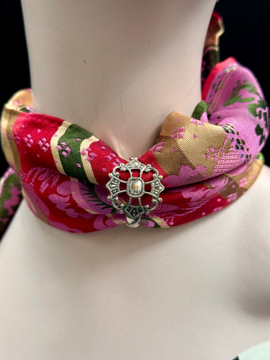 Vintage Skjerfring «Kongens Kors» liten