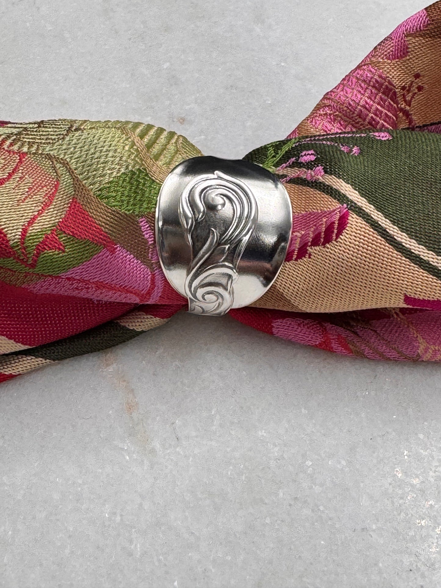 Vintage Skjerfring Statement «Alpacca»