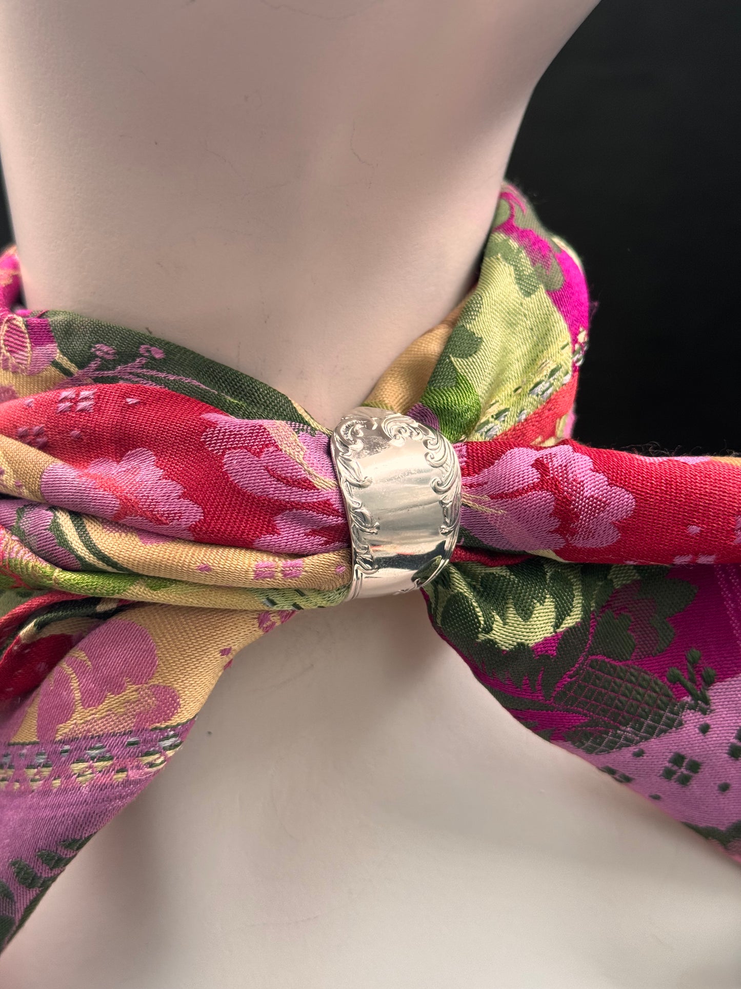 Bestilling! Vintage ring og skjerfring av eget sølv