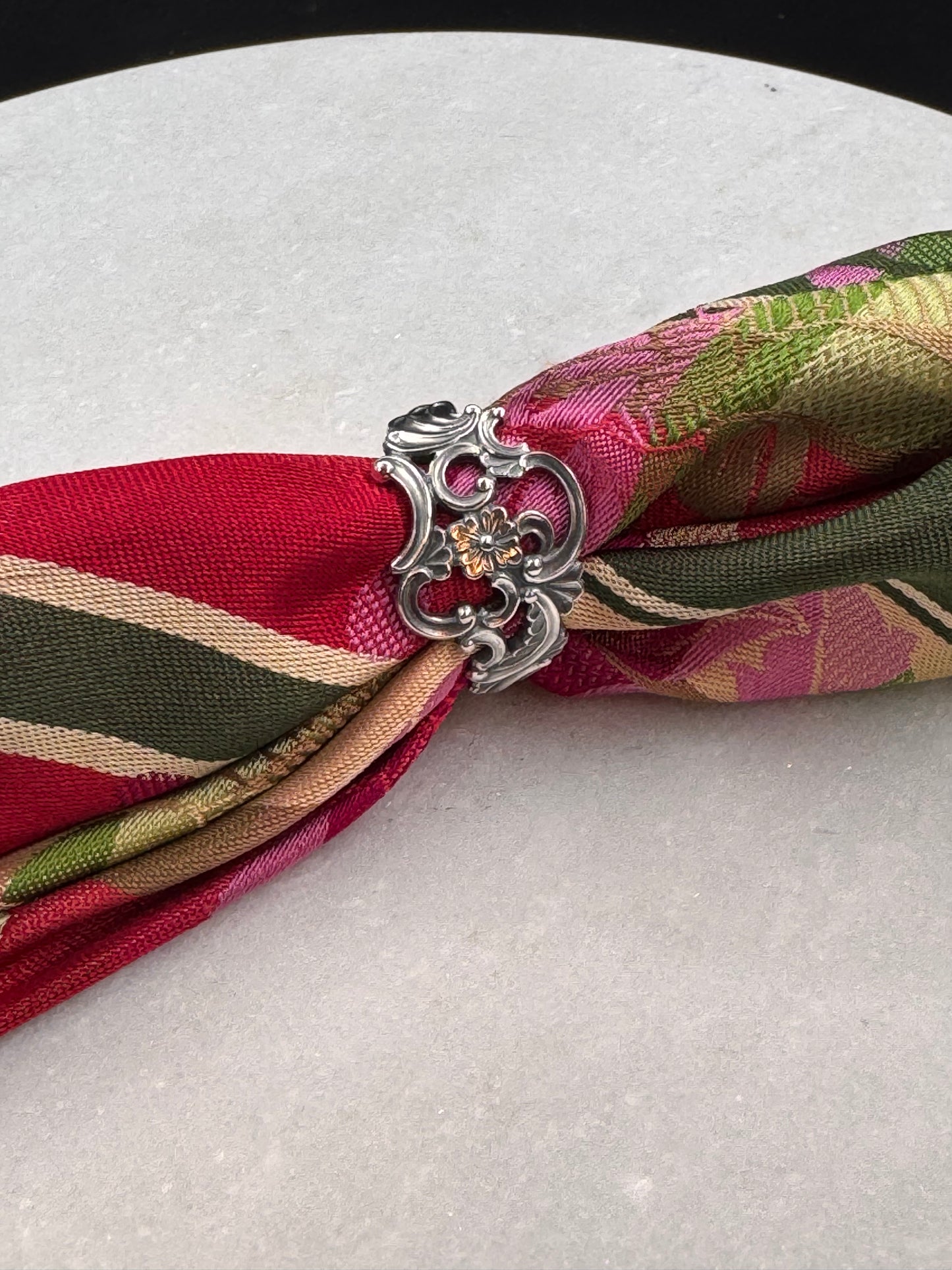 Vintage Skjerfring «Oldemor»