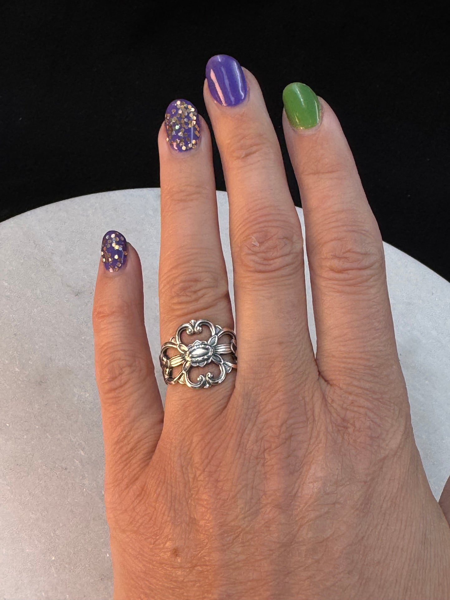 Bestilling! Vintage ring  «Anne» str 50