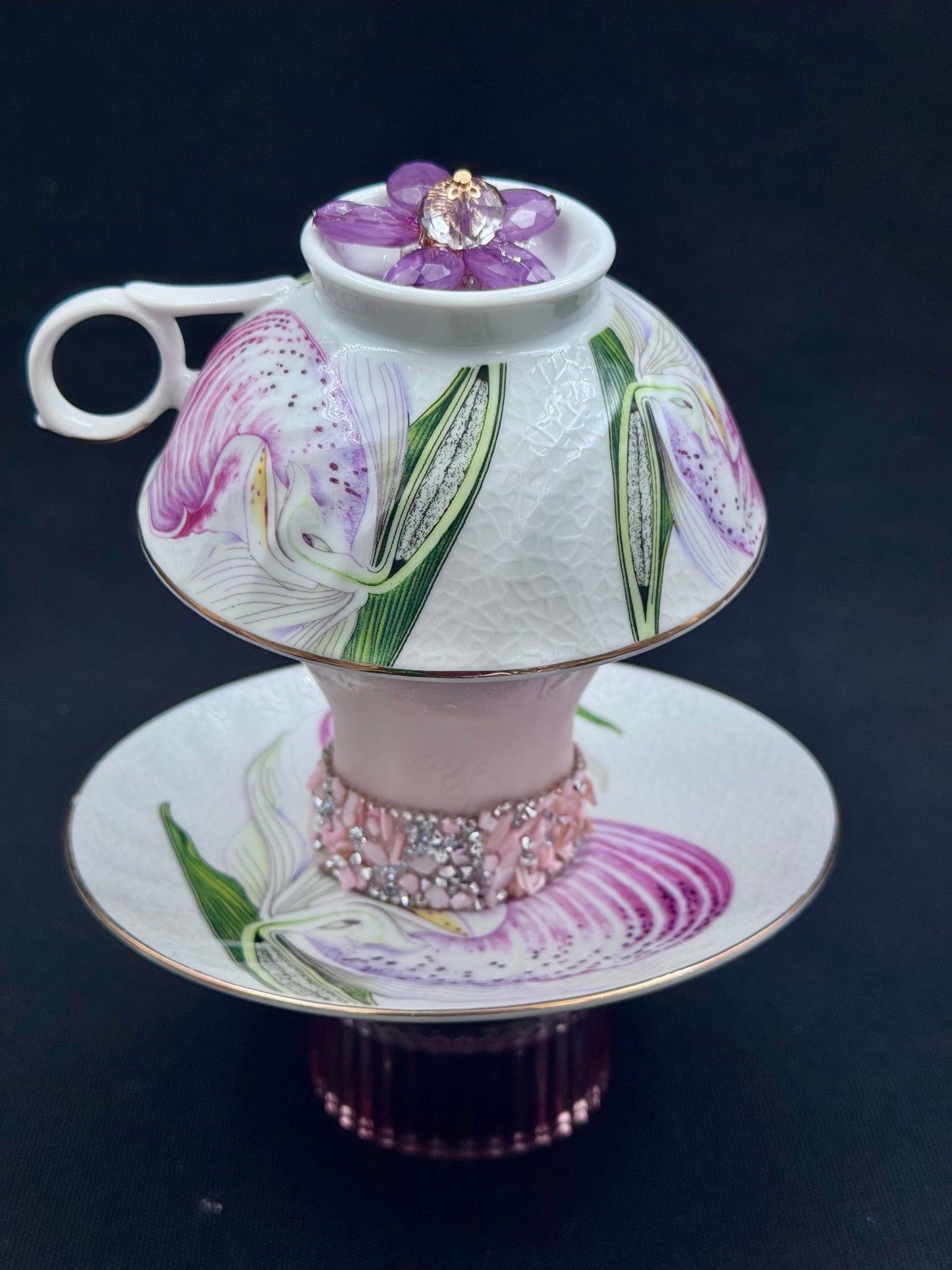 Vintage dukke på fat «Sleeping beauty»