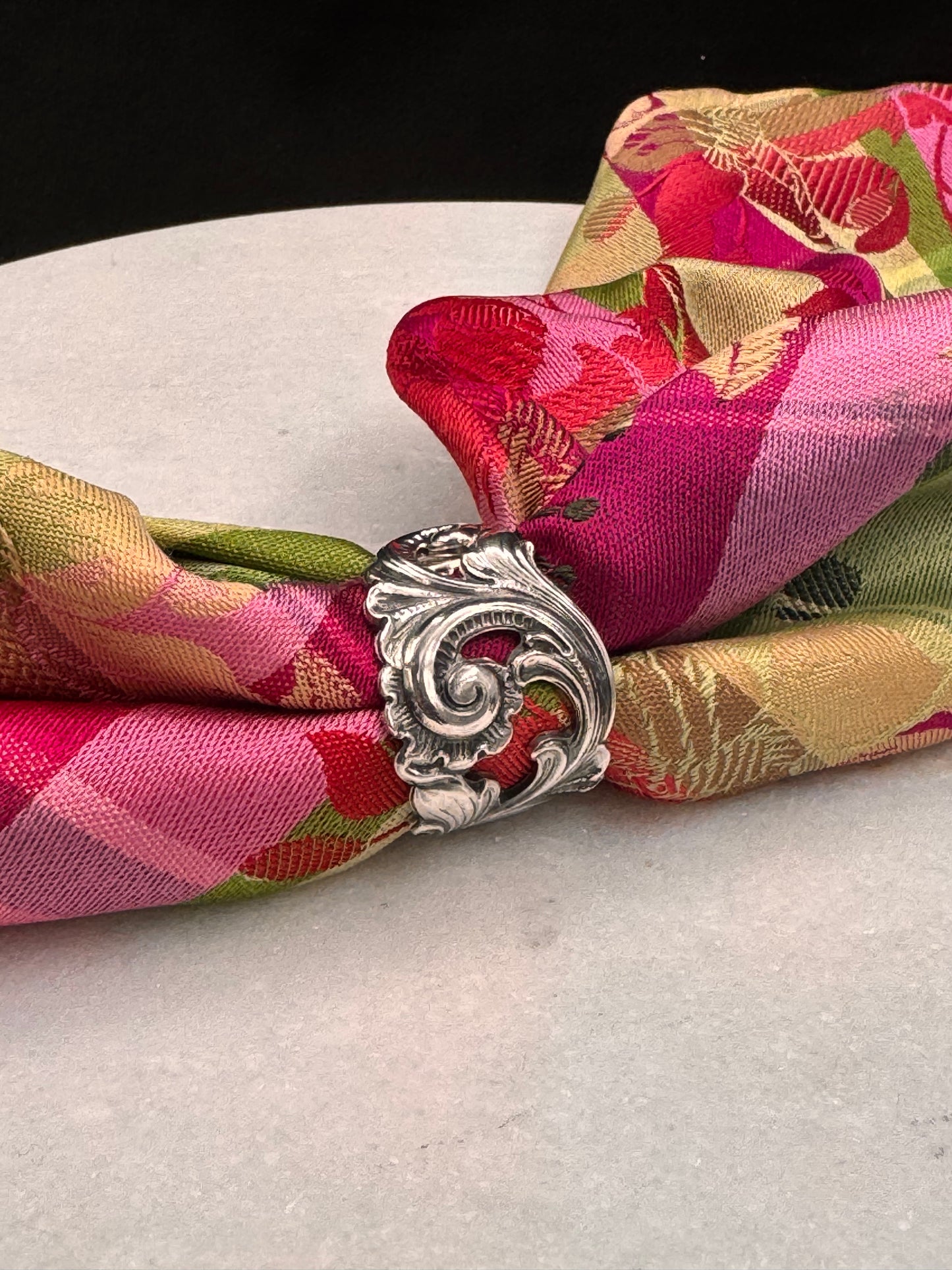 Vintage Skjerfring «Tele» Stor