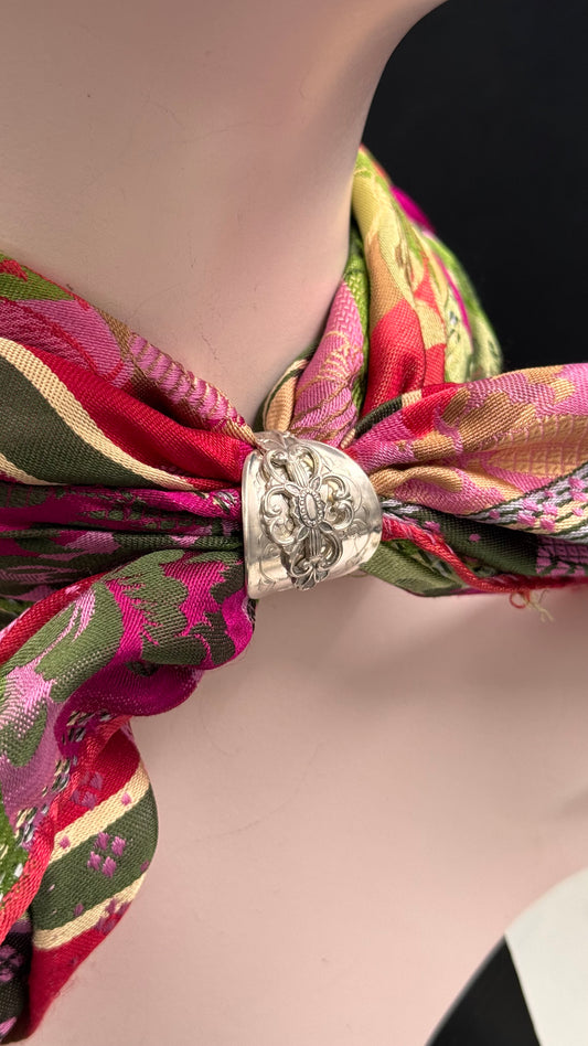 Vintage Skjerfring «Anne» statement