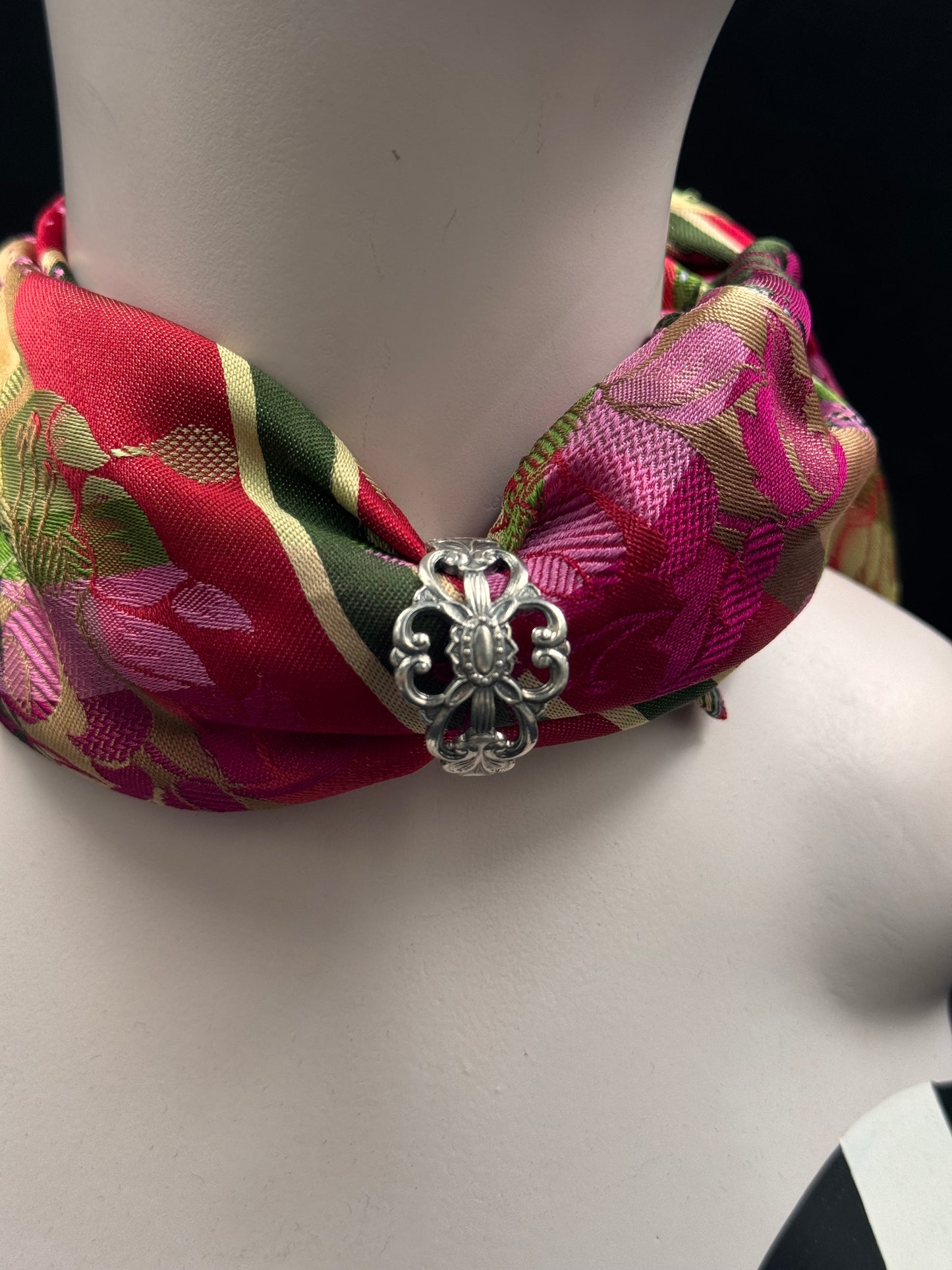 Vintage Skjerfring «Anne» liten oksidert