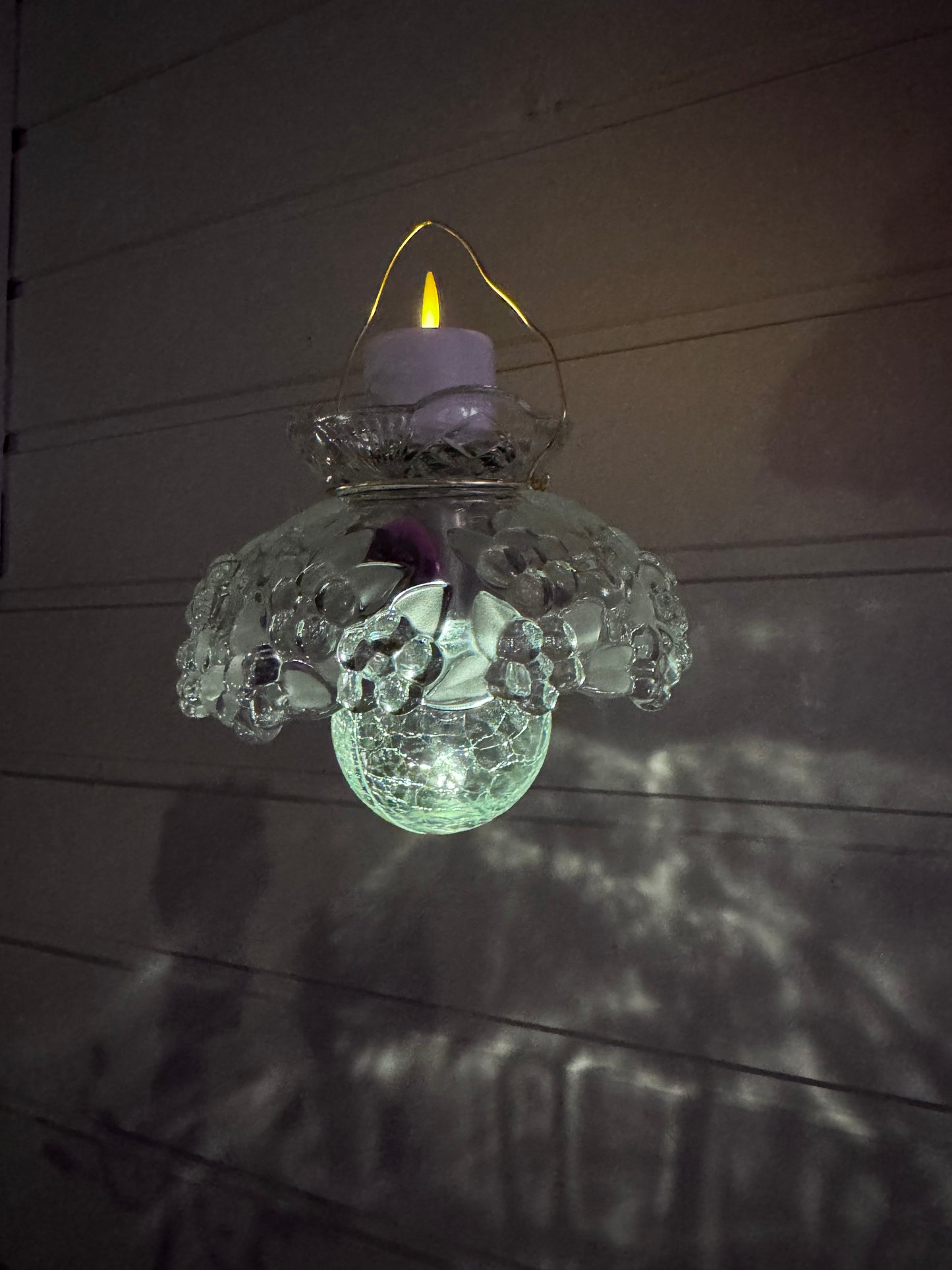 Bestilling / reservert! Hengende vintage Solcellelampe