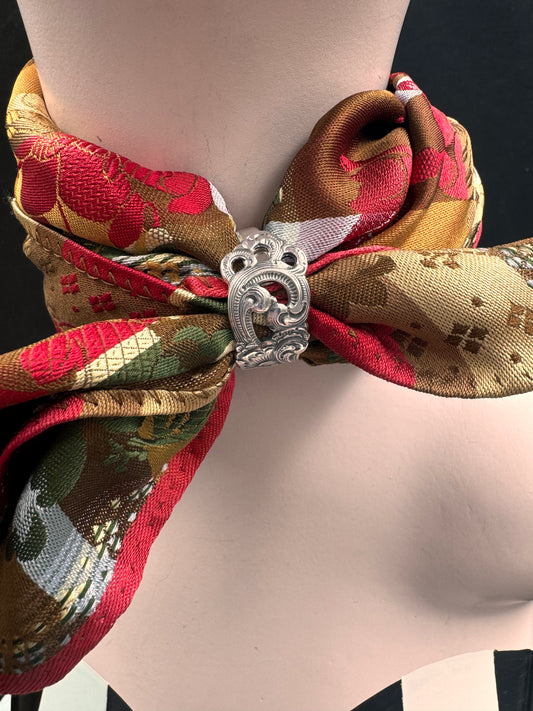 Vintage Skjerfring «Halling» liten oksidert