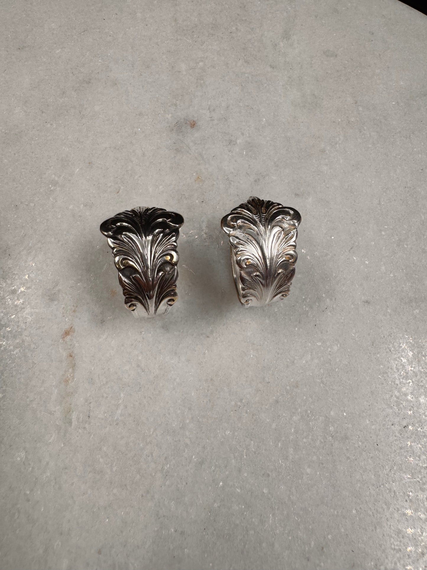 Vintage Skjerfring «Slørhale» oksider