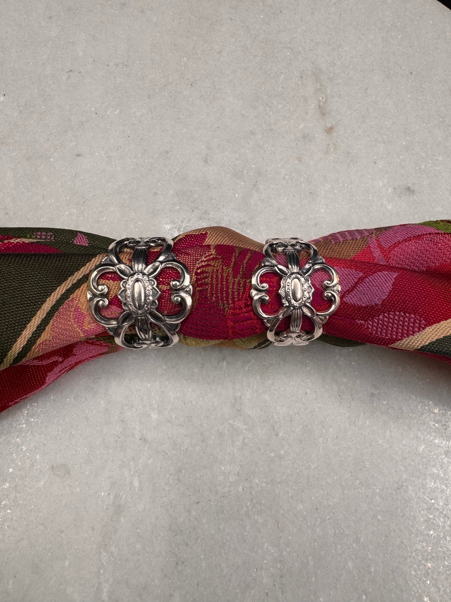 Vintage Skjerfring «Anne» liten oksidert