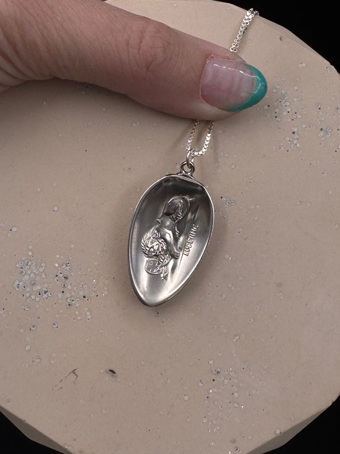 Vintage sølvsmykke Rolex med logo original versjon