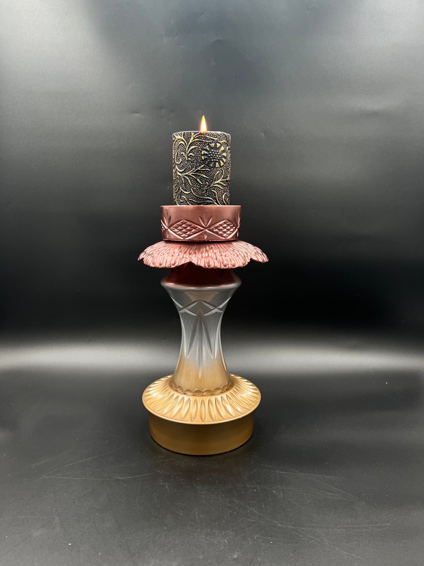 Trend candlestick rose gold